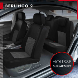 Housse voiture Berlingo - Compatibilité Airbag et Isofix - Lovecar