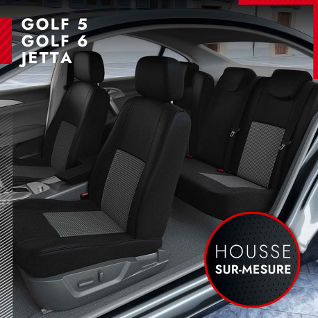 VW Golf 6 GTI Housse de siège d'origine banquette arrière noire d'origine  neuve !