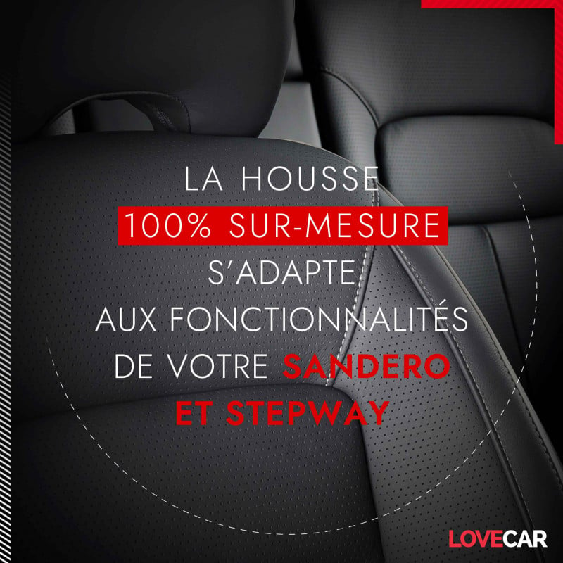 Housse siège auto Peugeot 3008 - Compatible Airbag - Lovecar
