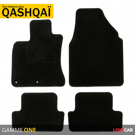 Tapis voiture Nissan Qashqai - Clips de fixations - Lovecar
