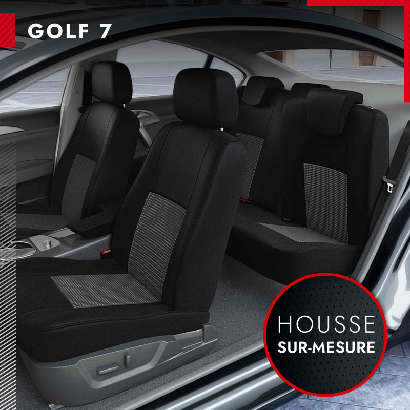 Housse de protection sur-mesure pour Volkswagen Golf 7 GTI TCR (2019) -  Bâche auto intérieure Luxor Indoor