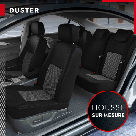 Housse siège auto Dacia DUSTER - Compatibilité Airbag, Isofix - Lovecar