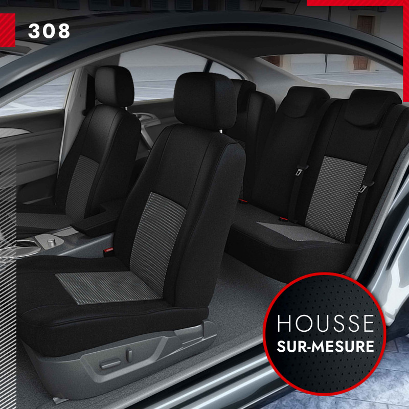Housse de Voiture Automobile Compatible avec Peugeot 308 GTI Hatchback  [2017-2021], Bâche Voiture Exterieur Impermeable Ouverte Laté - Cdiscount  Auto