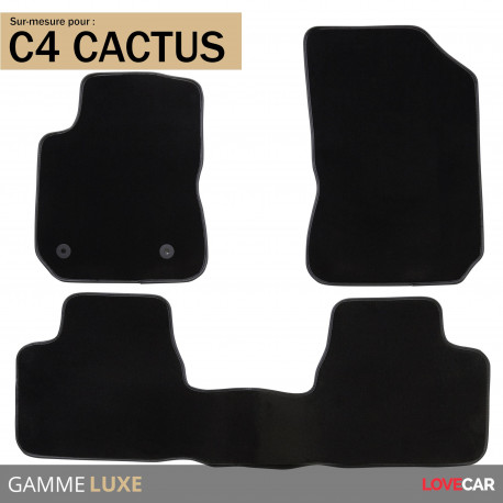 Tapis de sol voiture pour Citroën C4 Cactus à partir du 09/2014