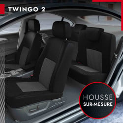 Housses siège Renault Twingo 2 - Airbag et Isofix - Lovecar