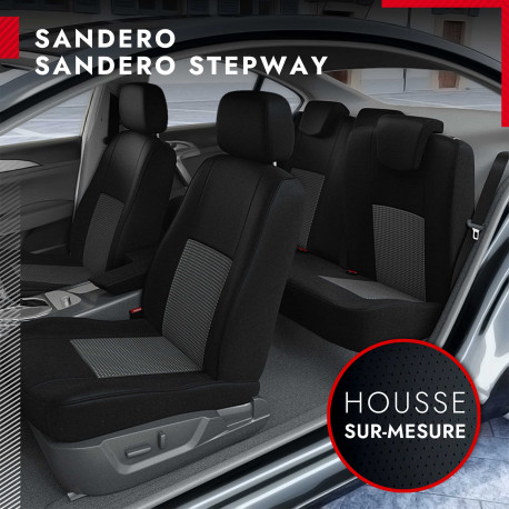 Housses sur mesure pour Dacia Sandero et stepway (dès 12/2020)